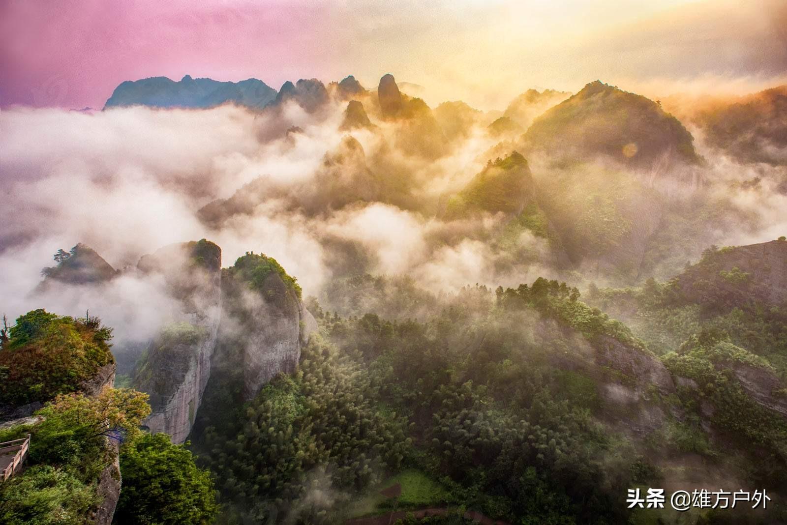 广东省丹霞山风景区，自然之美与艺术之韵