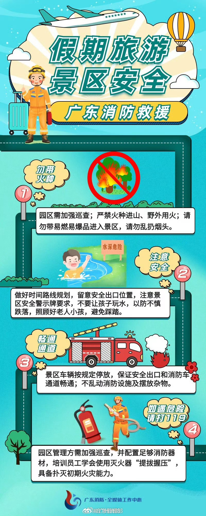 广东省旅游安全提示语——畅游南国，安全无忧